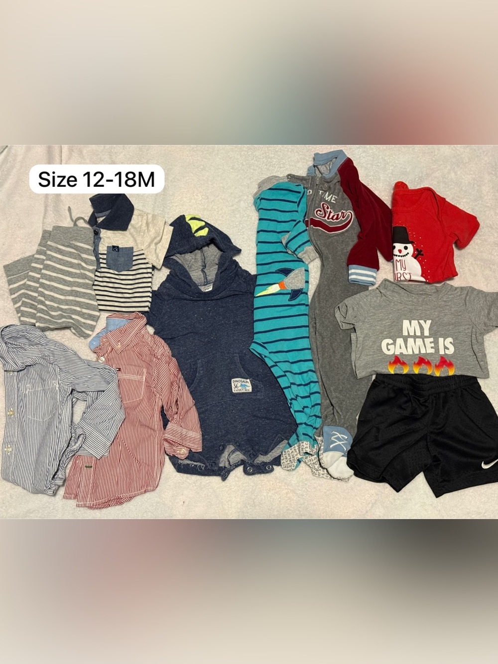 Baby Boy 12-18M Clothing Bundle Lot